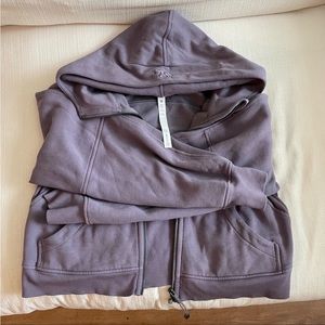 Lululemon Oversized Cropped Scuba Zip Up